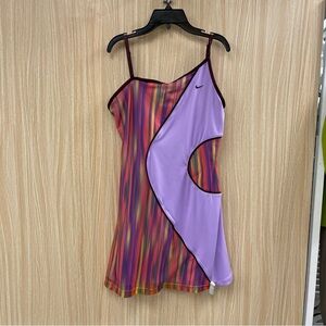Nike purple stripe dress size large